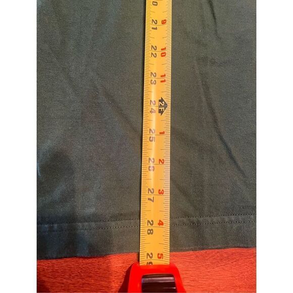 Vintage Nike Tee Mesh Overlay Green XL Gray Tag - Picture 5 of 6